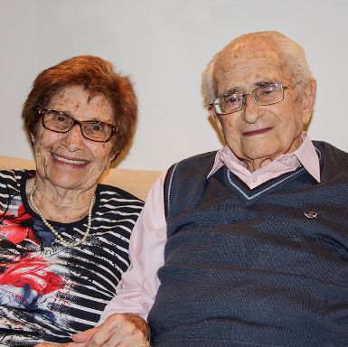 Seit 67 Jahrenb verheiratet. Felix und Netty Burian leben in Tel Aviv.